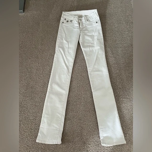 True Religion White Skinny Jeans – Size 24 - Picture 3 of 11